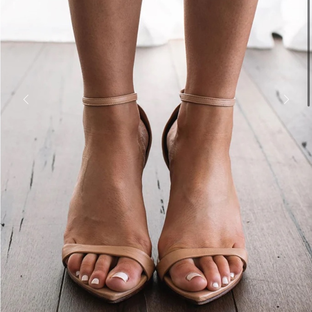 Grace Loves Lace nude heels